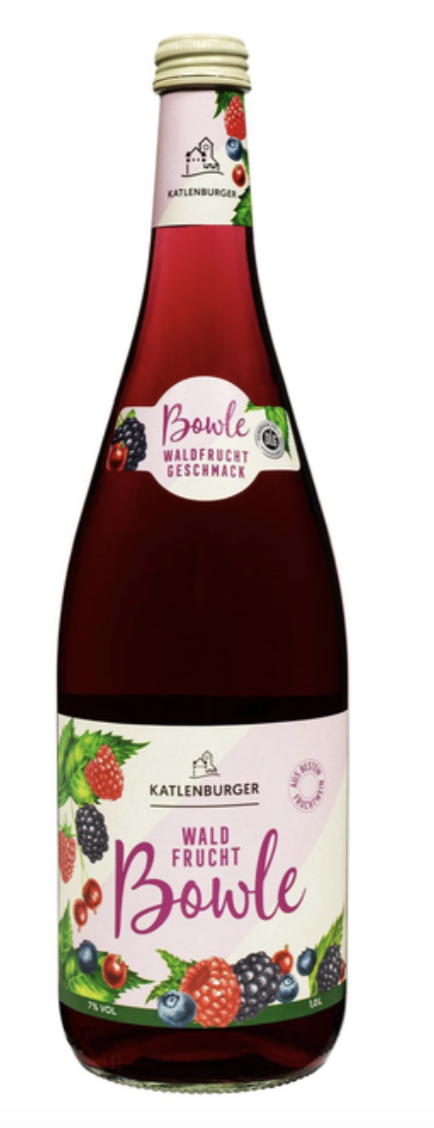 Напій ароматиз. Wald Frucht Bowle на основі плодово-ягідного вина 7% 1л